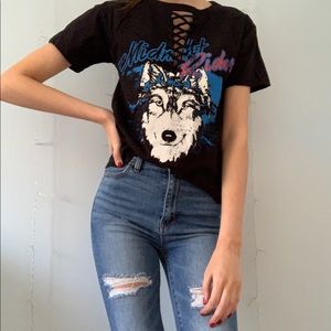 Forever 21 Wolf Tee